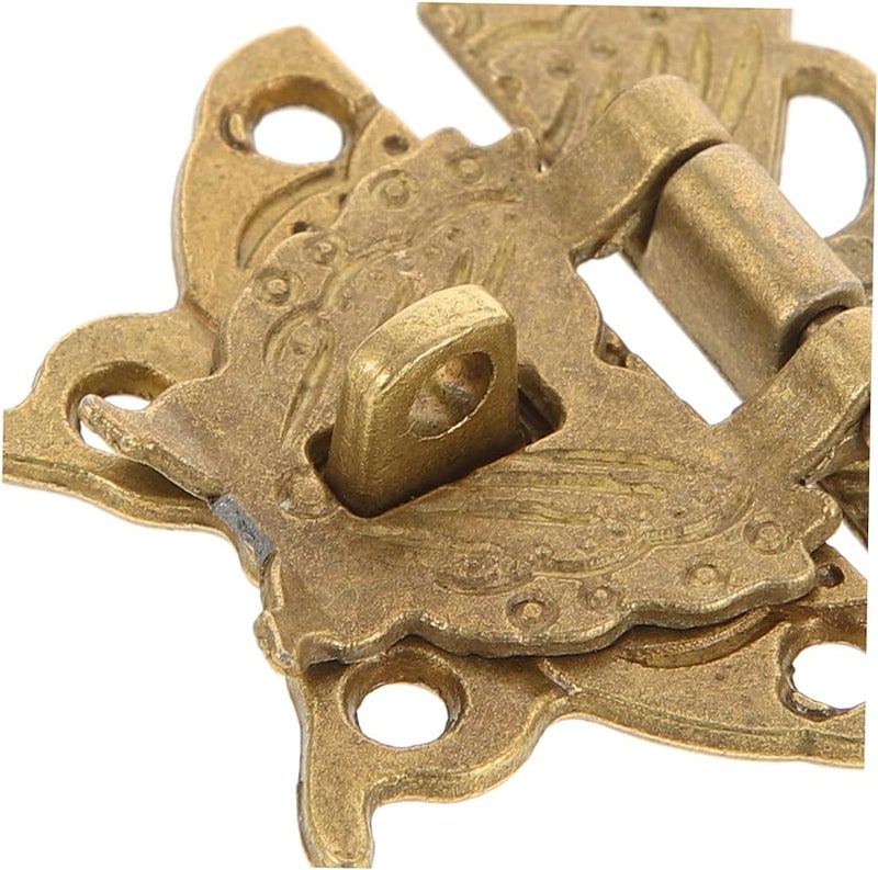 Antique Style Hasp Buckles Lock 2Pcs for Jewelry Box Cabinet Storage Case Pet Cage - Image 5