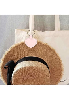 SYOSI Magnetic Hat Clip for Travel, PU Leather Multifunctional Fashion Hat Holder Clip for Men and Women, Portable Cap Clips for Bag Handbag Backpack Luggage Purse, Heart Pattern, 1 Pcs, Pink  - Image 5