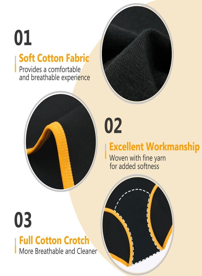 Mesachy Teen Girls Period Underwear for Heavy Flow High Absorbency Kids Period Panties Leakproof Soft Cotton Briefs, Xsk5-3, 12-14 years - Image 5