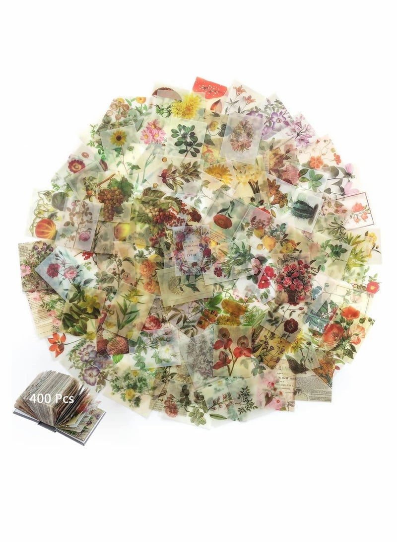 SYOSI 400Pcs Vintage Handbook Sticker(Nature) - Image 1