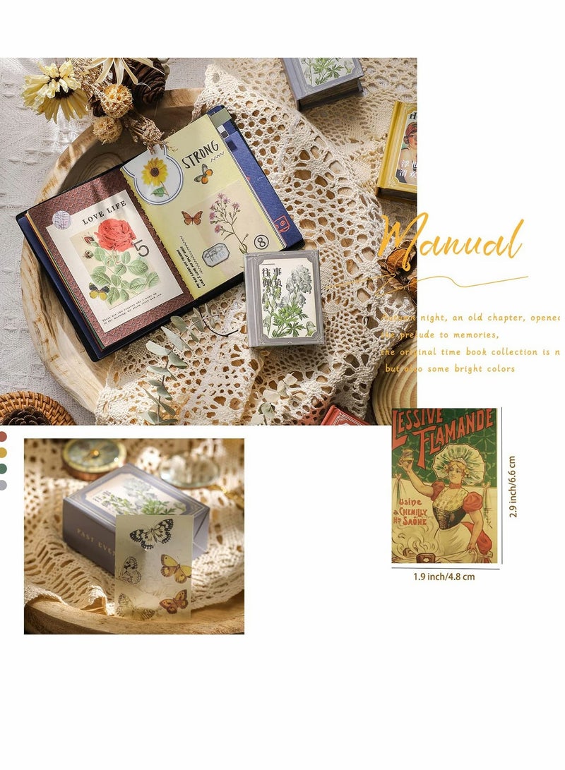 SYOSI 400Pcs Vintage Handbook Sticker(Nature) - Image 4