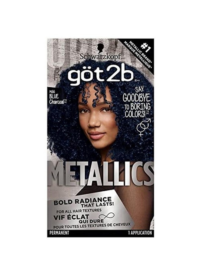 Got2b Metallics Permanent Hair Color M66 Blue Charcoal - Image 1