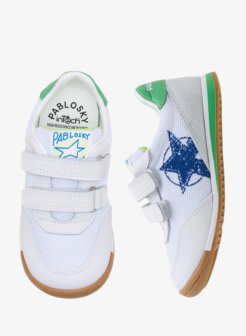 Pablosky Sports Shoes With Hook & Loop Closure, Logo Print - Image 3