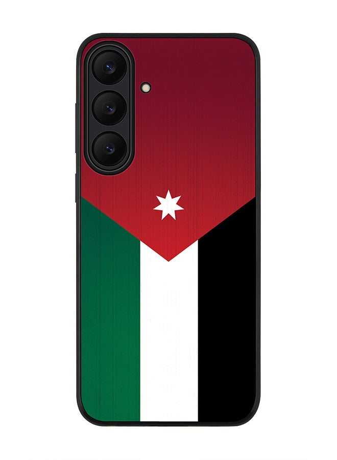Stylizedd For Samsung Galaxy S25 FE Case,Slim fit Camera Protection, Shockproof Thin Phone cover  - Flag Of Jordan