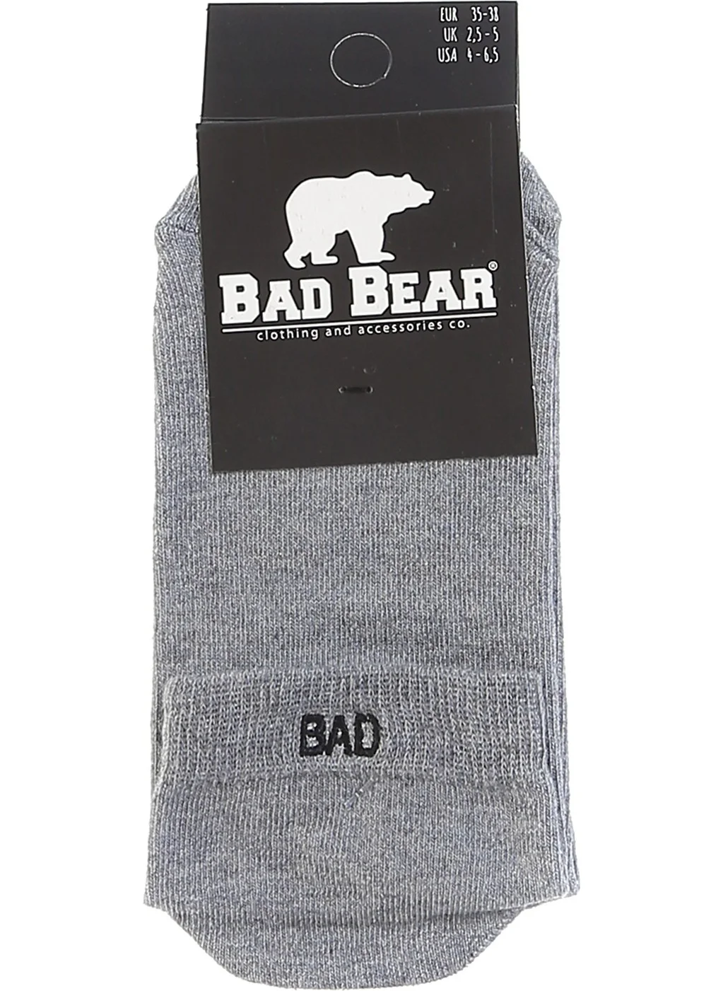 Bad Bear Black Men's Socks Bad Ankle