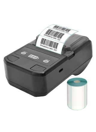 Portable 58mm Thermal Label Maker Wireless BT Mini Label Printer Barcode Printer with Rechargeable Battery Compatible with Android iOS Windows - pzsku/Z1AE100E3FA8156278E75Z/45/_/1705310122/a3f36057-66da-4b6e-8d63-27059203632b