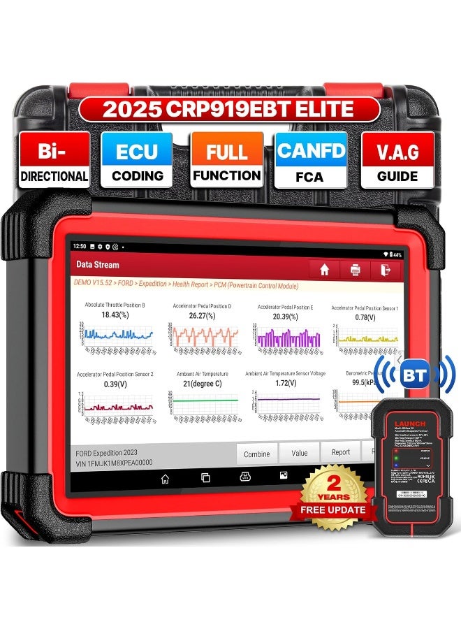 Launch LAUNCH X431 CRP919EBT Elite 2025 Bidirectional Scan Tool  - Image 1