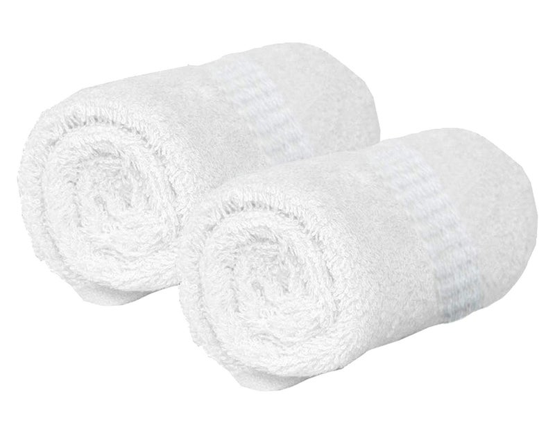 Kuber Industries Cotton Bath Towel 400 GSM (2 Pieces, White) - Image 1
