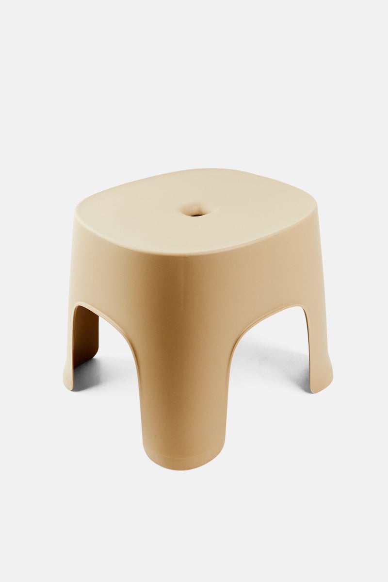 Muy Mucho Plastic Bathroom Stool, Grey  - Image 1