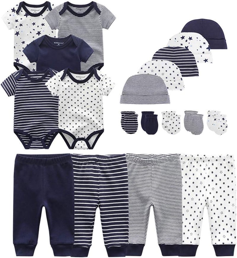 Kiddiezoom Unisex Baby Layette Essentials Giftset Clothing Set 19-Piece - Image 1