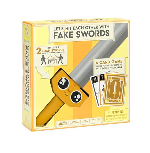 Exploding Kittens Lets Hit Each Other with Fake Swords 36 Players Ages 7 15 Minutes to Play A Sword Fighting Card Game Party Game Family Game Night Kid and Adult Card Game - Image 1