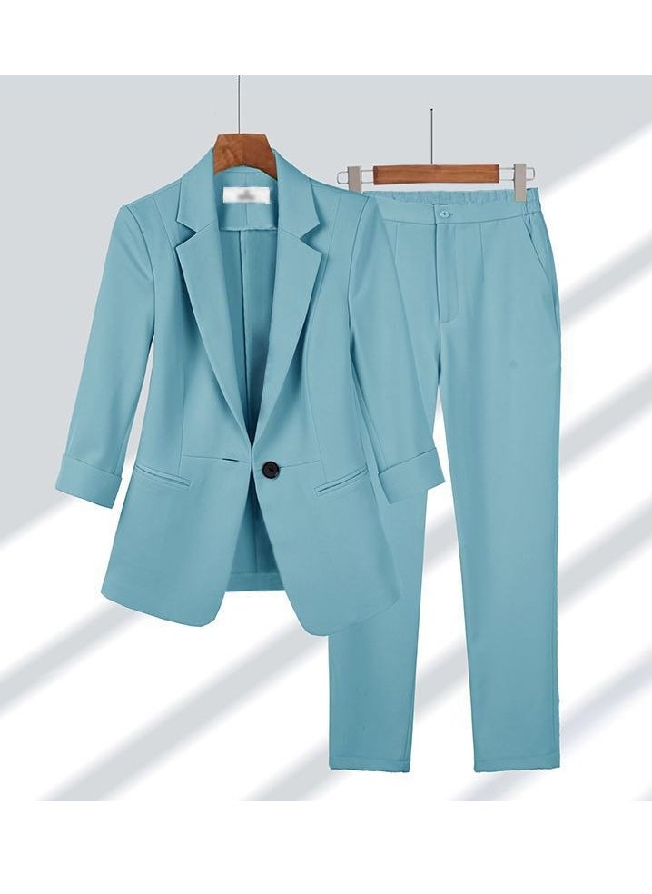 KUYING New Slim Fit Suit Set 
