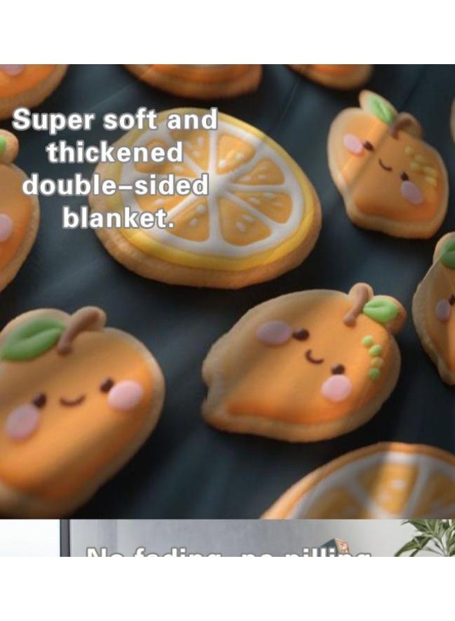 عام بطانية رقيقة من الفانيلا (حرارة ومريحة، ومناسبة للنوم واستخدام اللعبة والغبار والرمل) 150 سم * 200 سم - 629 - Image 5