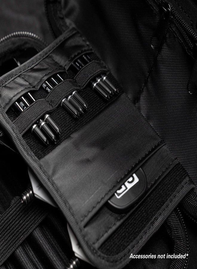 Target Darts Takoma XL Darts Wallet Case, Black - Holds 6 Darts, Protective EVA Holder with Double Zip Lock Pouches - Professional Dart Accessories - Image 5