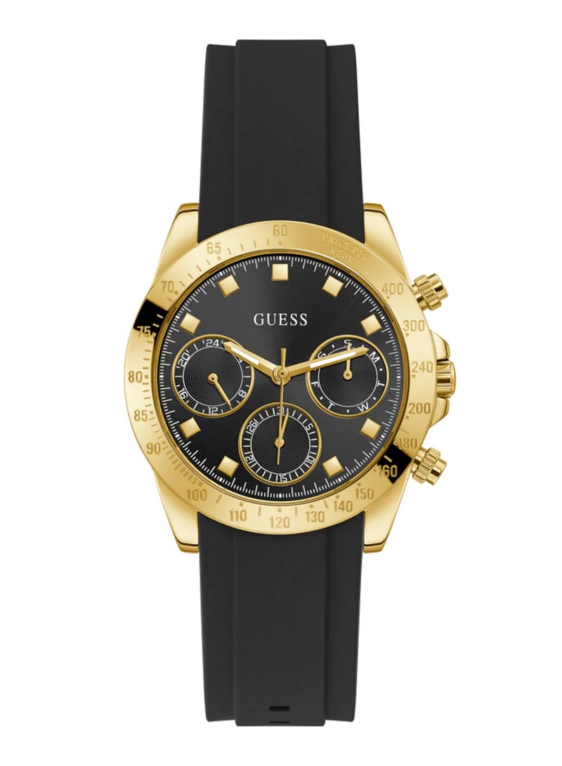 GUESS Women's Sport Multi-function Gold Tone Case Watch GW0315L1 - Image 1