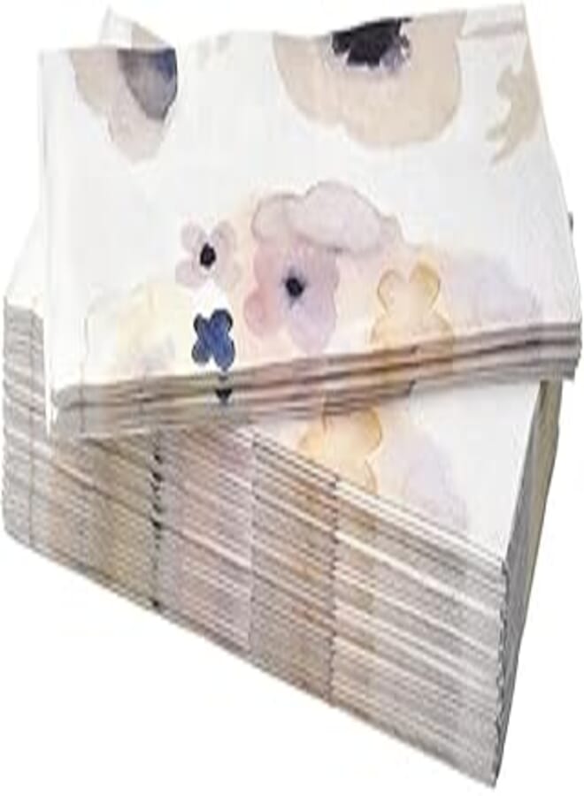 SOMMARFLOX, Paper Napkins, Flower/Multi Color, 15x15 Inch