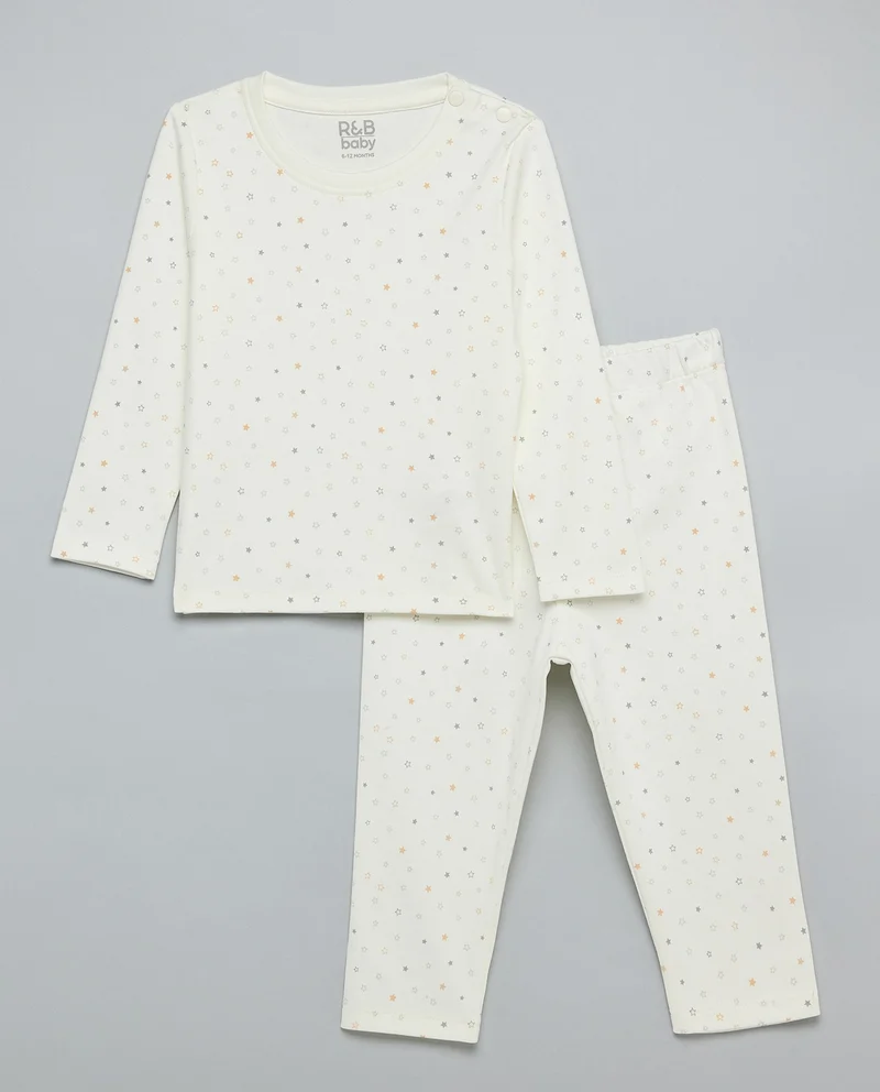 R&B Printed Top and Pant Set