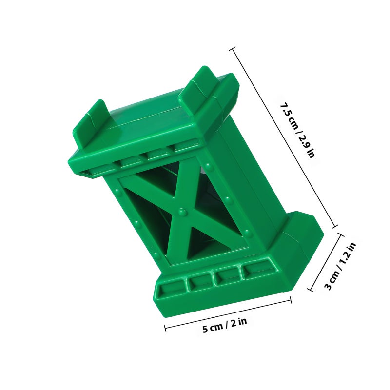 6 Pcs Train Track Bridge Supports Train Track Pieces Train Bridge Riser For Wood Track Railway Accessories - Image 2