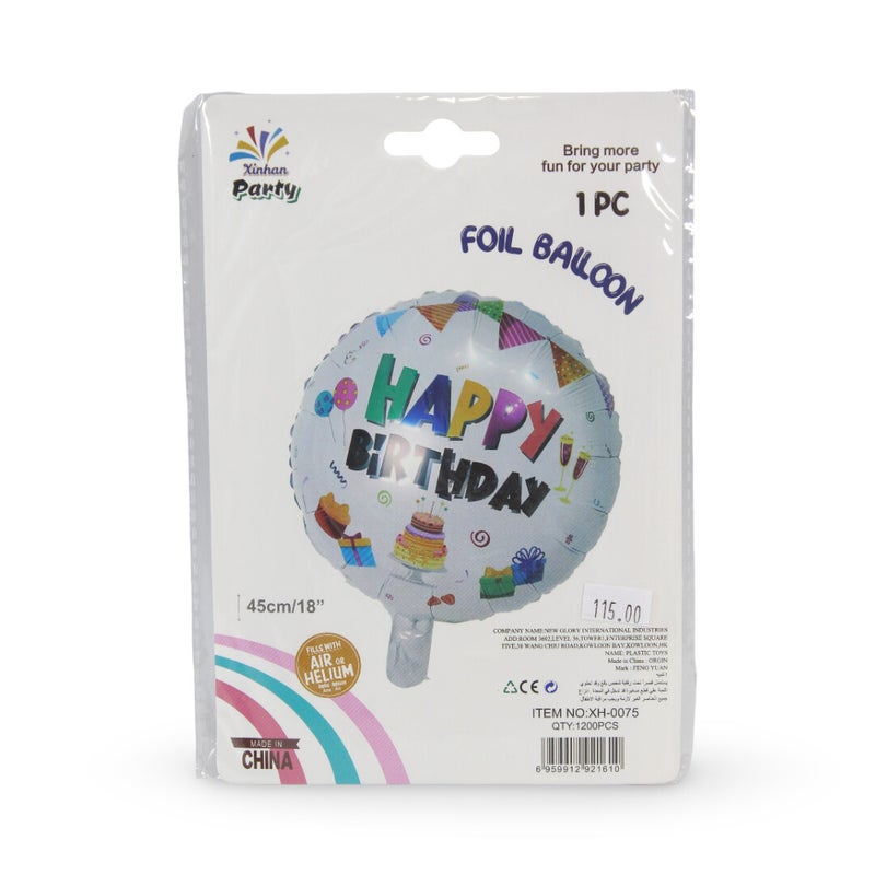 Birthday Balloons, Mix of 3 Designs
