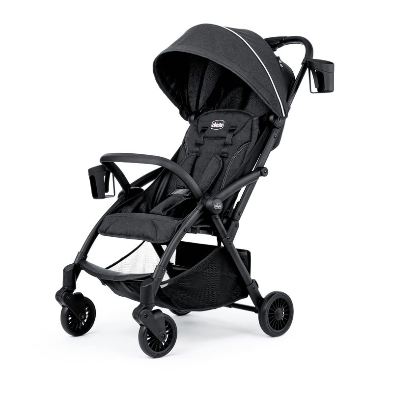 Chicco Chicco Presto SelfFolding Compact Stroller with Canopy Lightweight Aluminum Frame Umbrella Stroller for Babies and Toddlers up to 50 lbs GraphiteGrey
