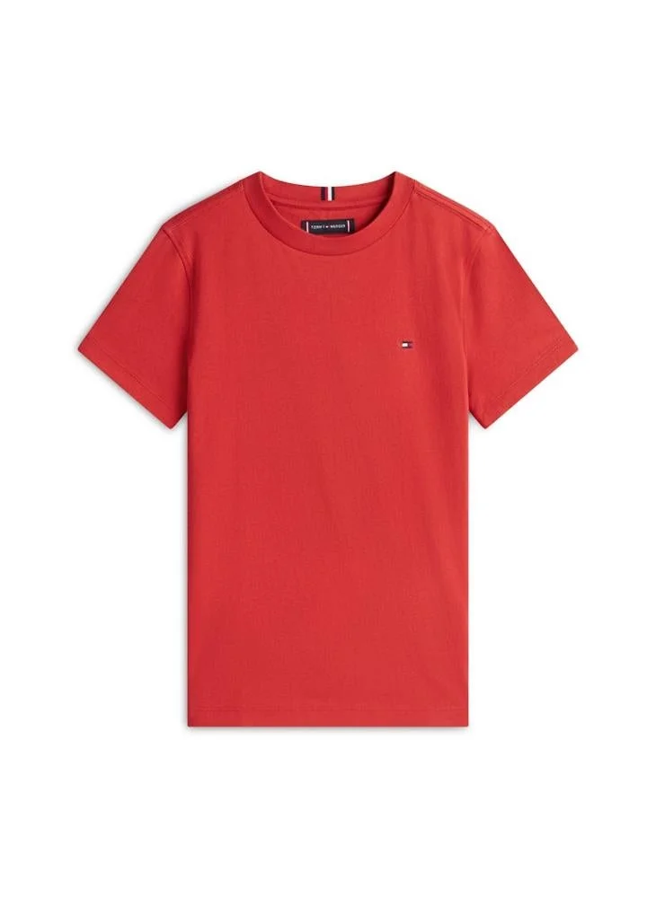 TOMMY HILFIGER Kids Essential Crew Neck T-Shirt
