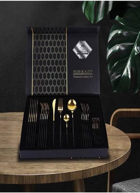 24 Piece Spoon Set multicolor
