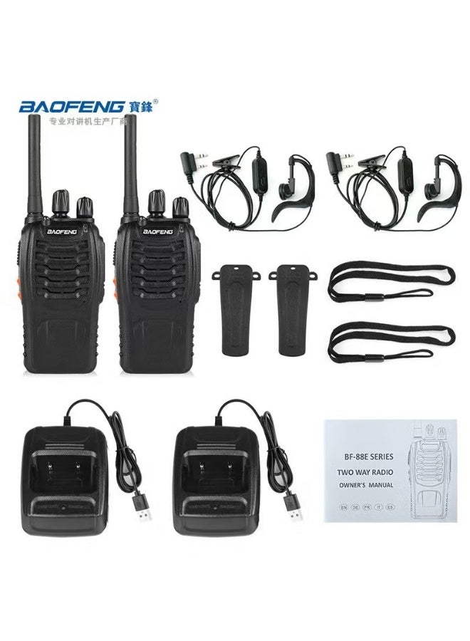 جهاز اتصال داخلي لاسلكي محمول من باوفينغ BF-888sبتردد أوروبي PMR 446 ميجاهرتز، متوفر لدى الشركة المصنعة - Image 3