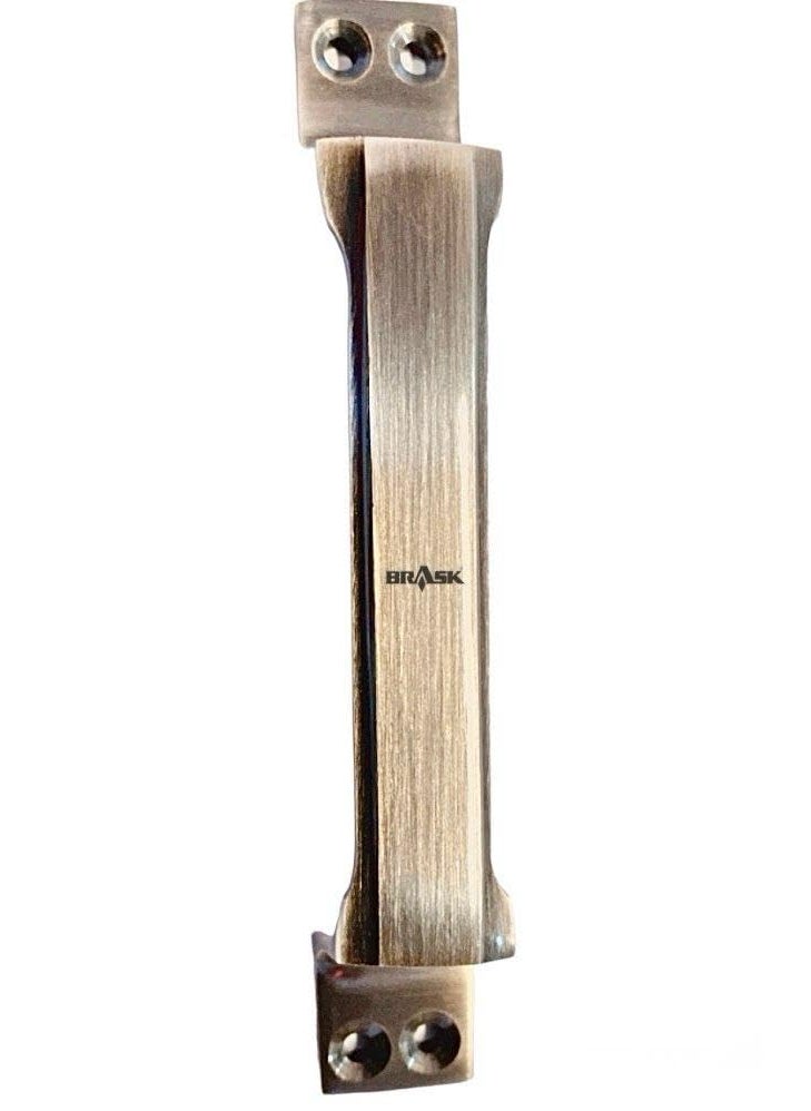 BRASK BRASK Brass Window Handle NO 301 Brass Cabinet Handle Drawer Handle Door Handle with Screws 5 Inches 125 mm Pack of 10 Antique  - Image 5