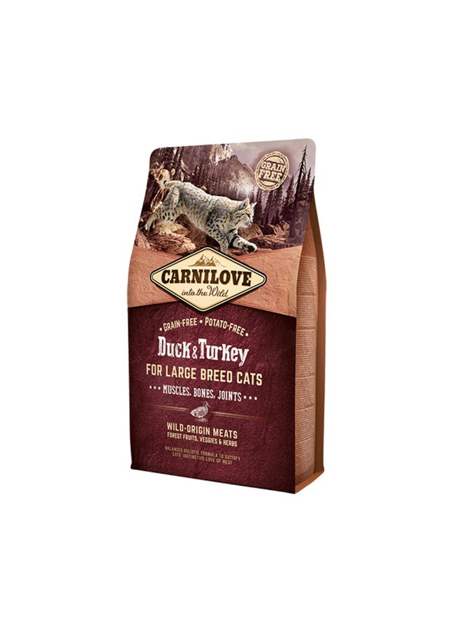 Carnilove Adult Cat Large Breed Duck & Turkey 2kg