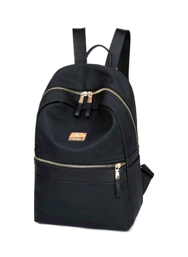 Solid Backpack With Pouch Bag 33 inches Black