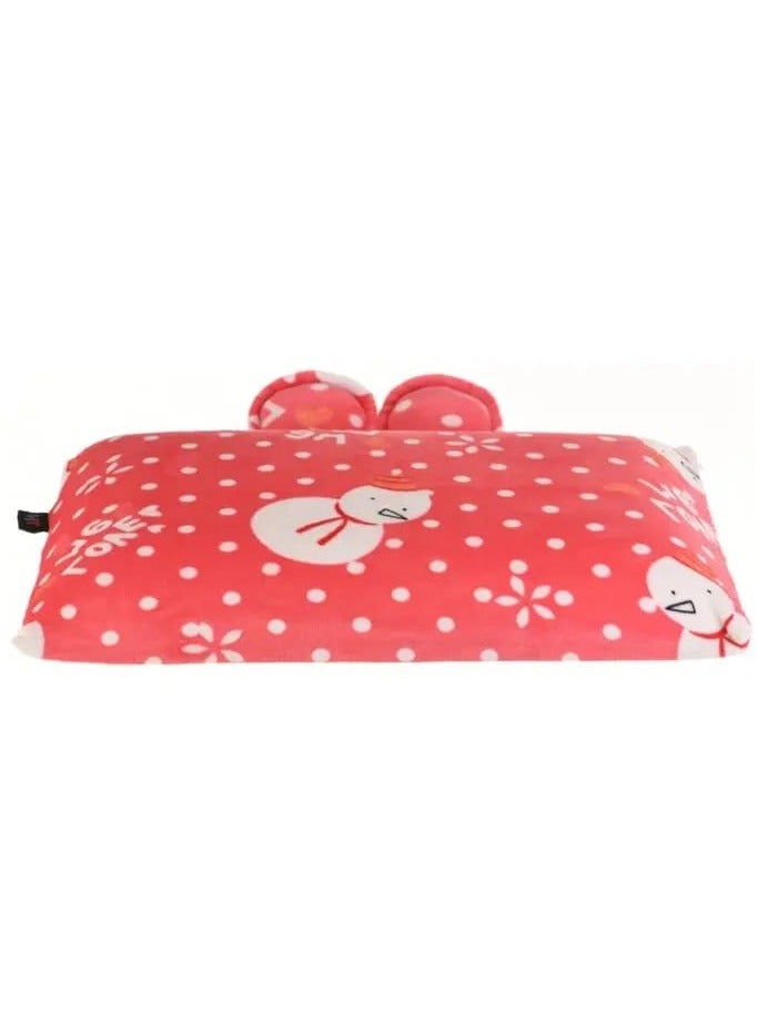 Max Comfort Infant and Toddler Medical Pillow - Comfortable Baby Pillow with Washable Plush Outer Cover and Colorful Colorful Pattern, Pink Decorative  - Image 1