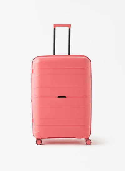 it Textured Hardcase Luggage Trolley Bag with Retractable Handle