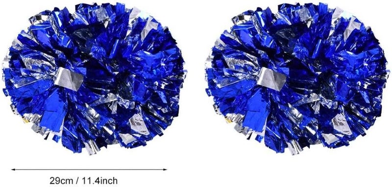 comfrt Cheerleading Pom, 1 Pair Cheerleader Aerobics Pom Poms Pompoms for Dance Party School Sports Competition - Image 2
