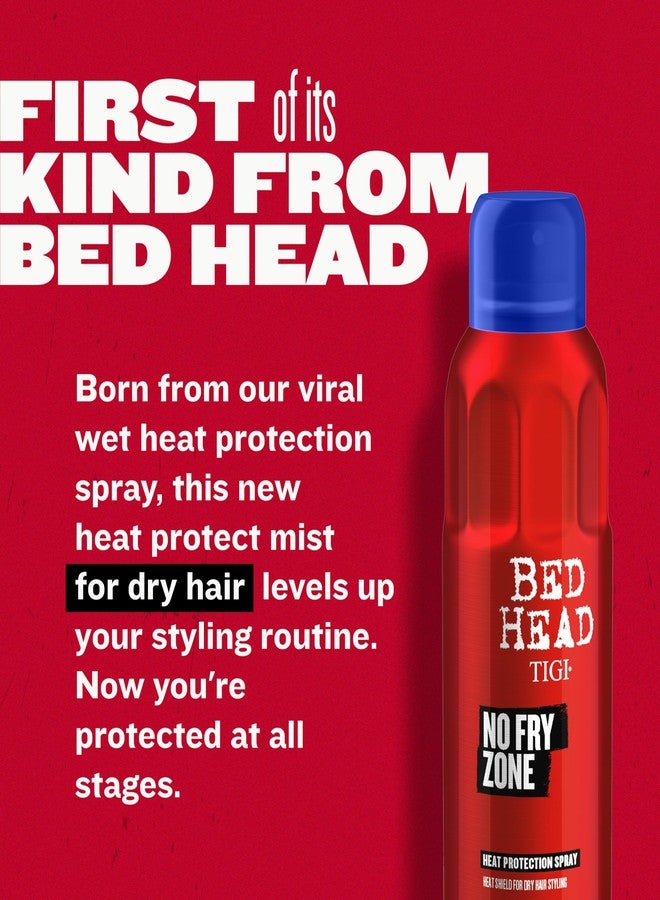 TIGI Bed Head by TIGI No Fry Zone Dry Heat Protectant Mist, 450°F Thermal Protection, 72-Hour Humidity Shield & Anti-Static Restyling Spray, 4.5 oz - Image 3