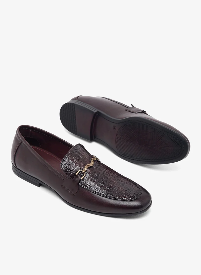 Robert Wood  Textured Bit Formal Loafers for Men | Best Price UAE