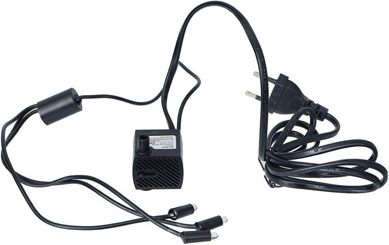 CHRONIKLE Water Flow Controller Pump or Motor with 3 LED Lights (Size: 50 x 50 x 50 MM | Color: Black | Weight: 250 grm) - Image 1
