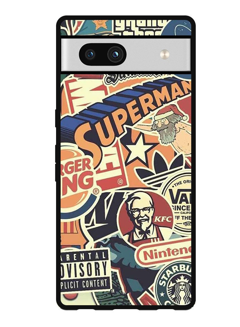 Theodor Protective Case Anti Scratch Shock Proof Bumper Cover For Google Pixel 7a Superman - Image 1