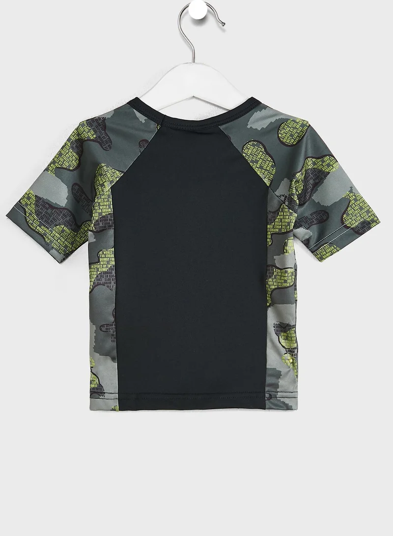 Quimby Youth Camo T-Shirt & Shorts Set