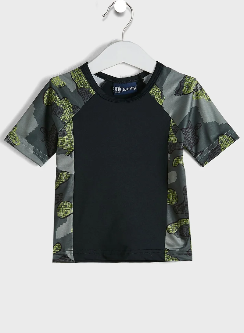 Quimby Youth Camo T-Shirt & Shorts Set