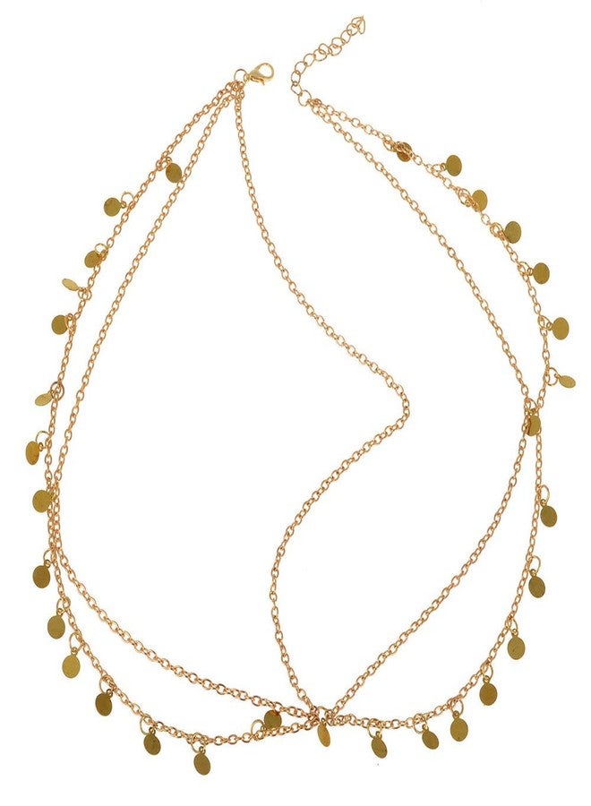 WLBON Gold Head Chain Sequins Rhinestone Headband Crystal Bohemian Hair Bands Halloween Hair Hoop Women Bridal Boho Hippie Hairband Party Decoration Cosplay Costume Handmade Headpiece Hair Jewelry 4 Pack - Image 5