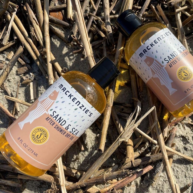 MACKENZIES Sand Sea After Shower Dry Oil Gifts for Women Gifts for Men Sea Salt Citrus Ozone Fast Absorbing Plant Based Moisturizing 8 oz - Image 4