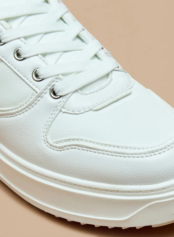 MISSY Missy Panelled Lace-Up Low Ankle Sneakers