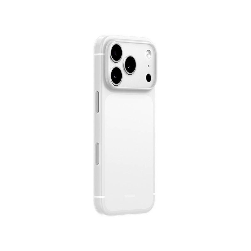 غطاء واقي | مقاوم للصدمات لـ iPhone 17 / 17 Air / 17 Pro / 17 Pro Max | Plastic حماية من السقوط | Translucent White - Image 1