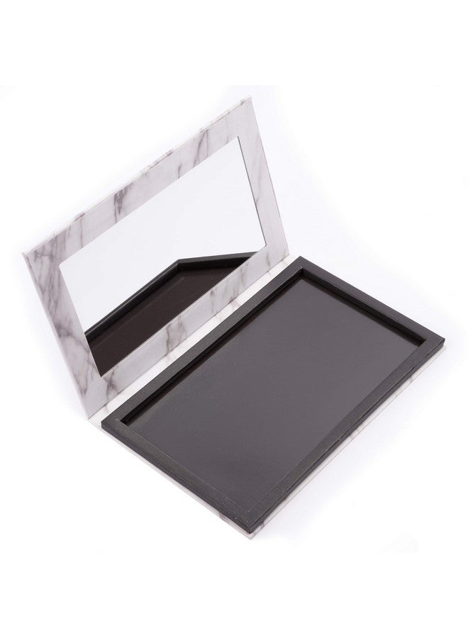 Allwon Magnetic Palette Marble Empty Makeup Palette With Mirror For Eyeshadow Lipstick Blush Powder (White) - Image 3