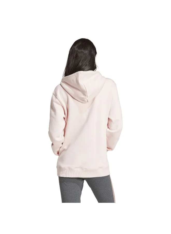 Adidas W Bl Fl R Hd Pink Training Sweatshirts 2XS