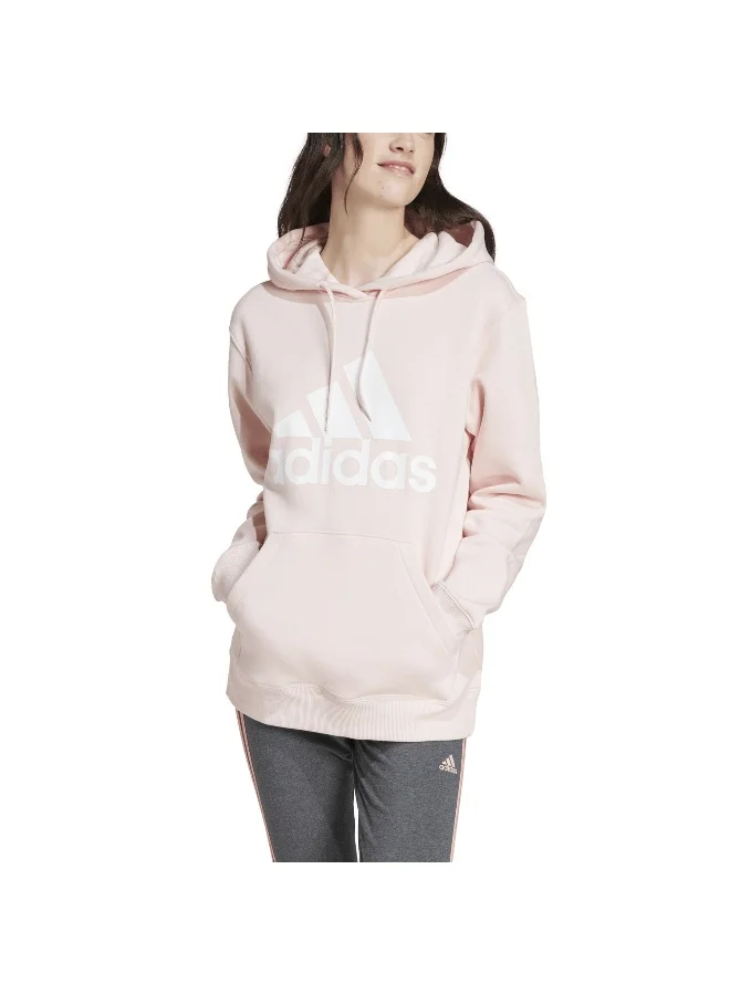 Adidas W Bl Fl R Hd Pink Training Sweatshirts 2XS