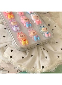 Arabest Case for iPhone 12 LABUBU DIY Phone Case TPU Kawaii Silicone Scratch Resistant Shockproof Girls Women (14,B)  - Image 4