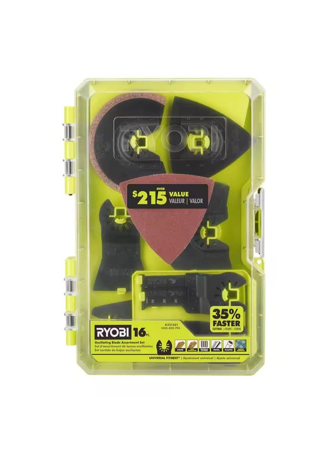 RYOBI Oscillating Multi-Tool Accessory Kit (16-Piece) - Image 1