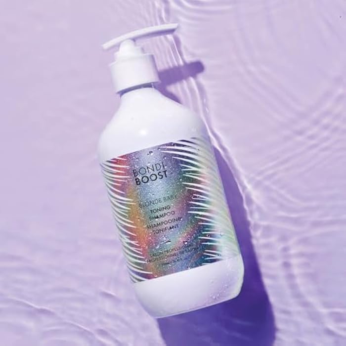 BONDIBOOST Blonde Baby Toning Purple Shampoo [16.90 fl oz], Soft + Shiny for Blonde Hair, Eliminate Brassy Tones + Brighten Hair, Hydrate + Nourish Purple Shampoo, Sulfate Free Formula - Image 2