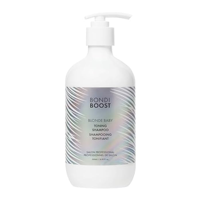 BONDIBOOST Blonde Baby Toning Purple Shampoo [16.90 fl oz], Soft + Shiny for Blonde Hair, Eliminate Brassy Tones + Brighten Hair, Hydrate + Nourish Purple Shampoo, Sulfate Free Formula - Image 1